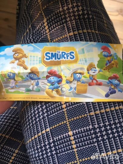 Киндер сюрприз смурфики