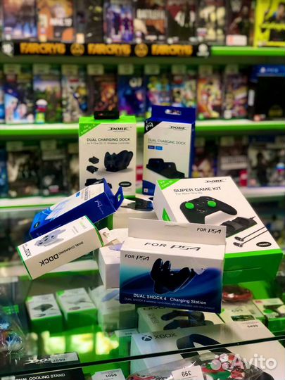 Зарядные станции для PlayStation 4