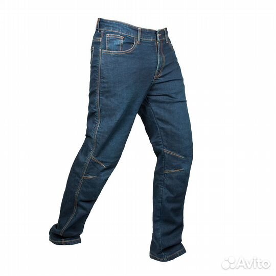Мотоджинсы M101, цвет синий