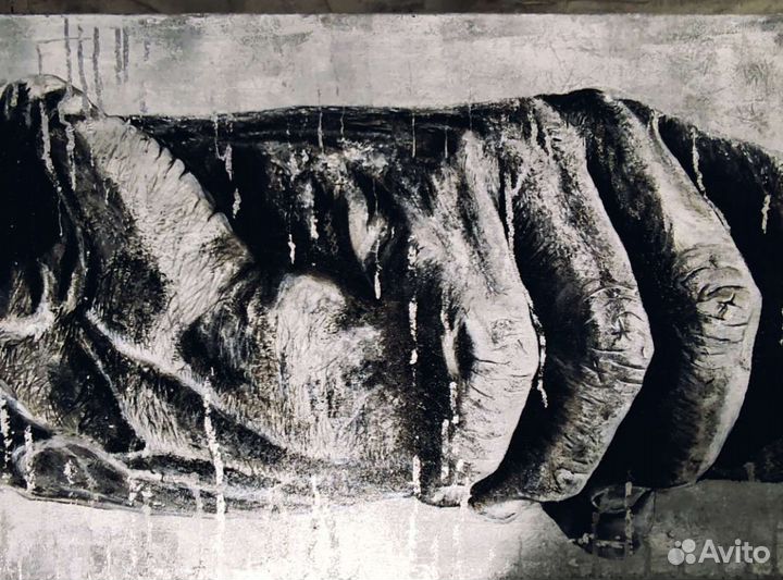 Интерьерная картина на холсте. Руки. Стиль лофт