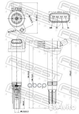 Катушка зажигания 01640007 Febest