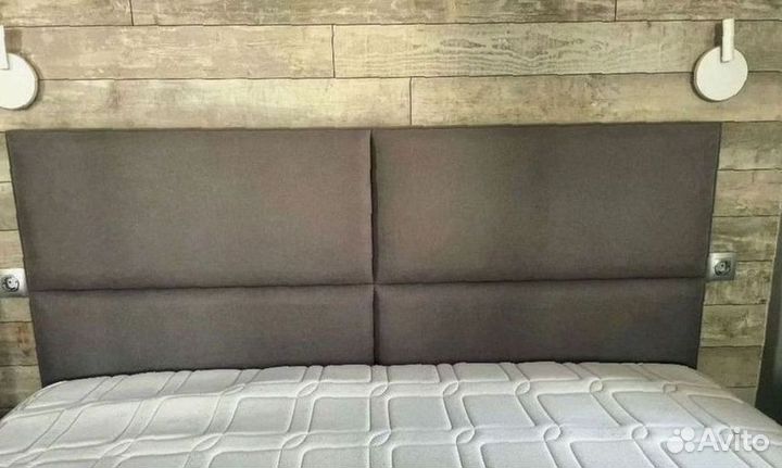 Кровать дизайнерская мягкая двуспальная