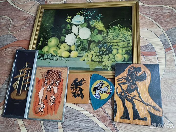 Картина Цветы и фрукты Парусник