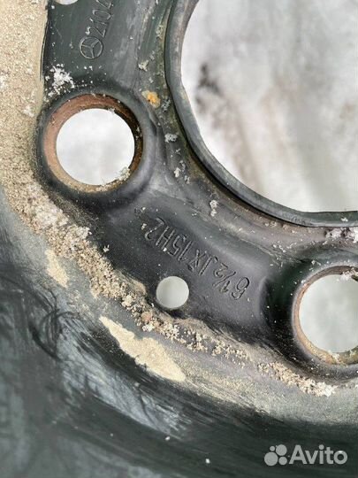 Диск штампованный Mercedes R15