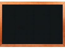 Доска магнитно меловая, черная в деревянной рамке