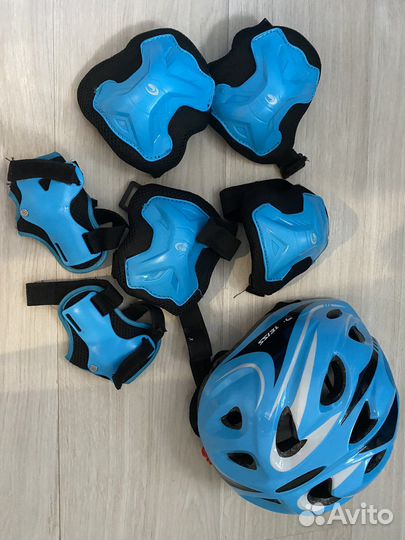 Роликовые коньки детские раздвижные Новые+защита