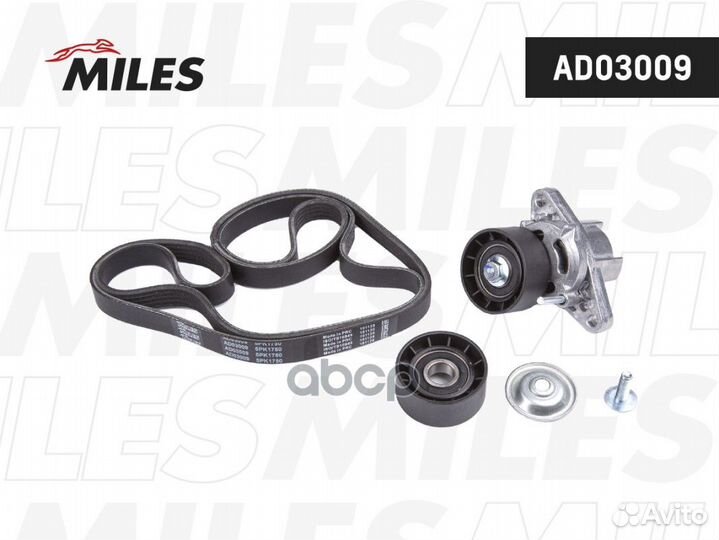 Комплект ремня приводного renault logan/sandero