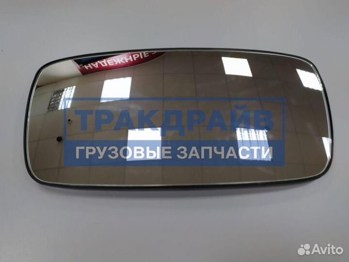 Стекло зеркала даф 105 с подогревом 363*177 мм