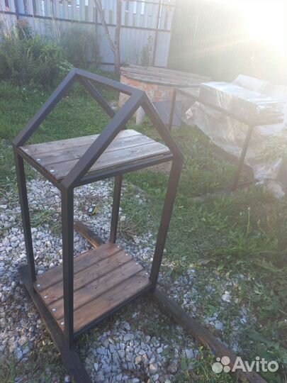 Дровница Лофт