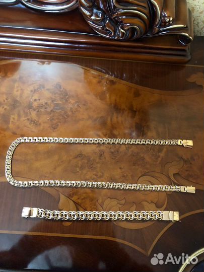 Золотая цепь, браслет