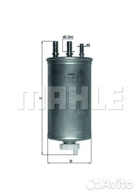 Фильтр топливный renault logan/logan MCV/duster 1