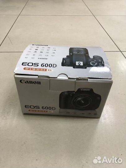 Зеркальный фотоаппарат canon 600d