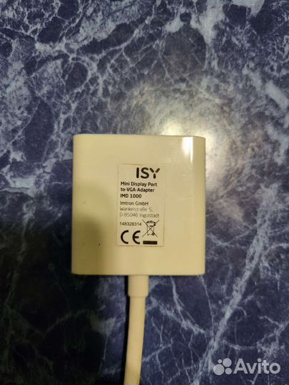 Переходник / адаптер VGA на thunderbolt