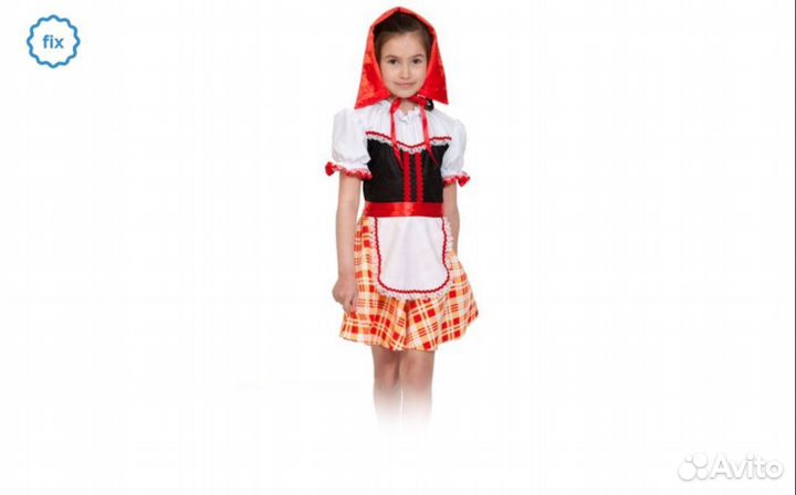 Карнавальный костюм красная шапочка