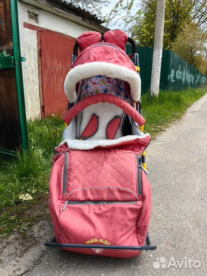 Санки на колесах ника