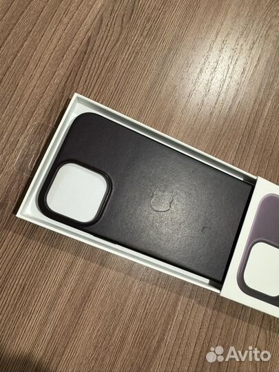 Чехол на iPhone 13 pro max кожаный