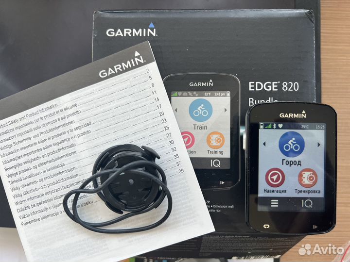 Велокомпьютер с GPS навигацией Garmin edge 820