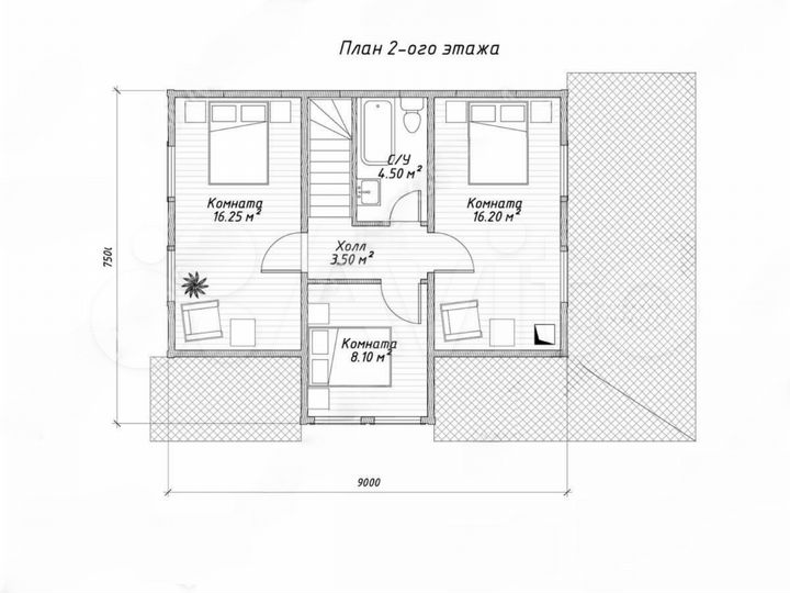 Дом 128,3 м² на участке 10,6 сот.