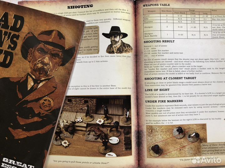 Dead man's hand настольная игра Дикий Запад