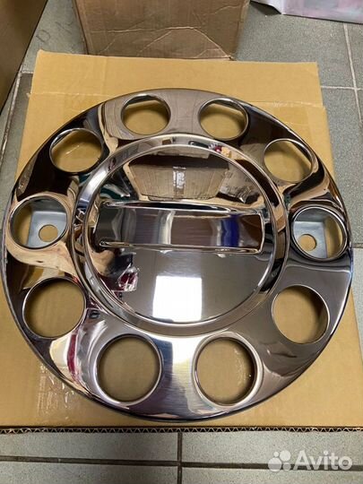 Колпаки передние (R-22.5 / грузовой / нерж) 2 шт