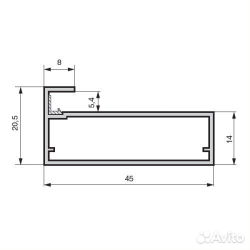 Зеркало напольное в раме