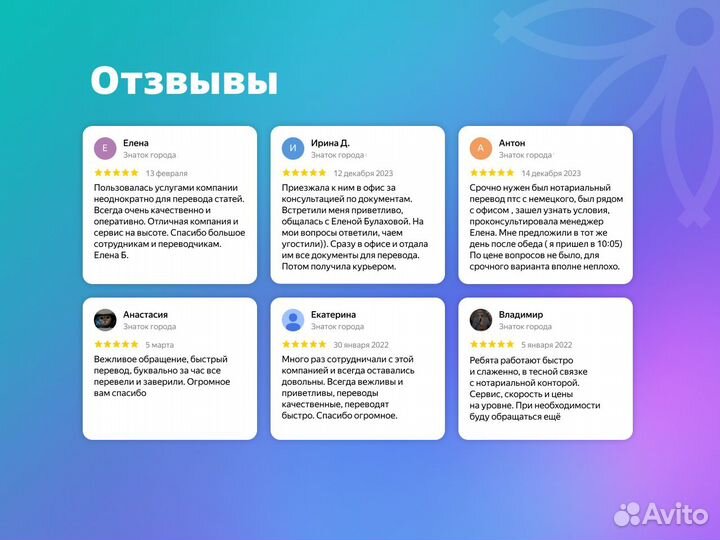 Перевод документов