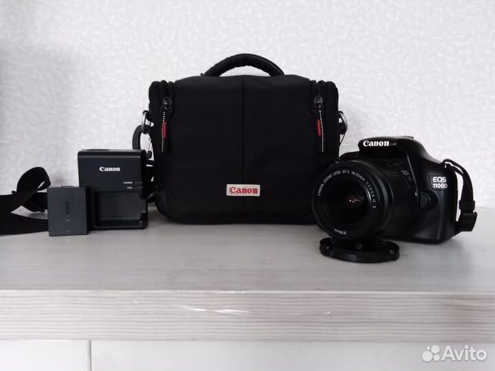 Зеркальный фотоаппарат canon eos 1100d