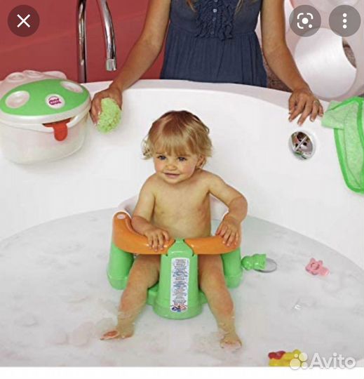 Стульчик для купания новый OK Baby Crab