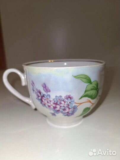 Чайные пары, тарелки, молочник, графины