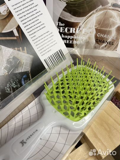 Расческа для мокрых волос массажная,продувная