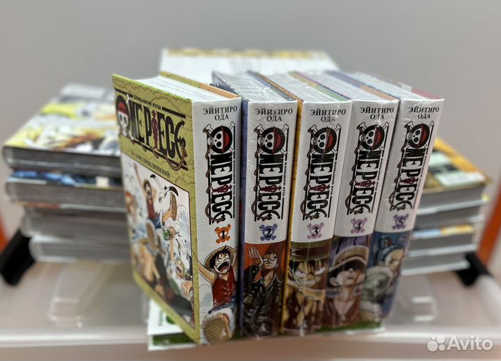 One Piece манга в 5-ти томах. Эйитиро Ода