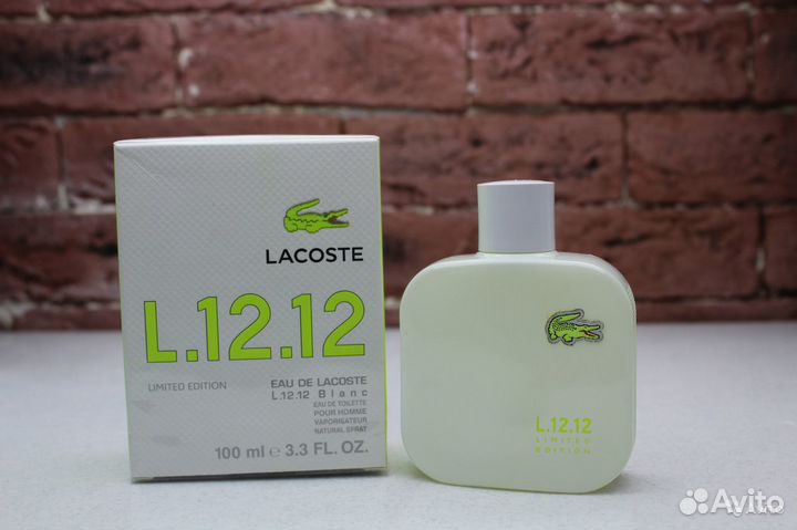 Духи Lacoste Blanc Limited Edition, лакост