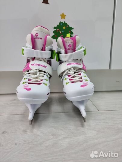 Коньки детские раздвижные 27-30