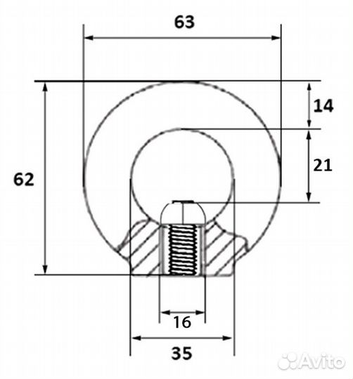 Велокреплеж на стену №14-lite для защиты от кражи
