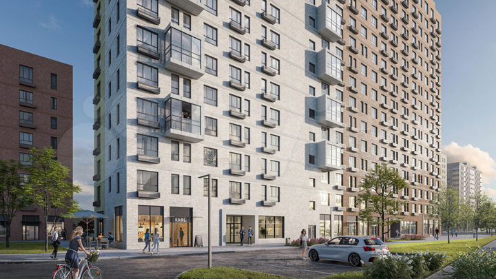 2-к. квартира, 34,4 м², 9/12 эт.