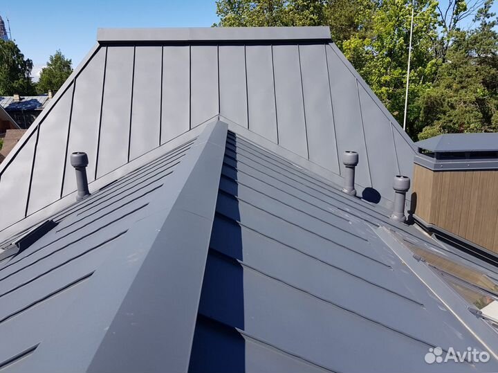 Кликфальц Фальцевая кровля доставка монтаж