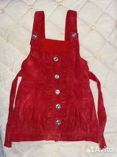 Сарафан вельветовый для девочки