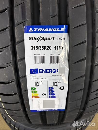 Triangle EffeXSport TH202 315/35 R20 и 275/40 R20 Y