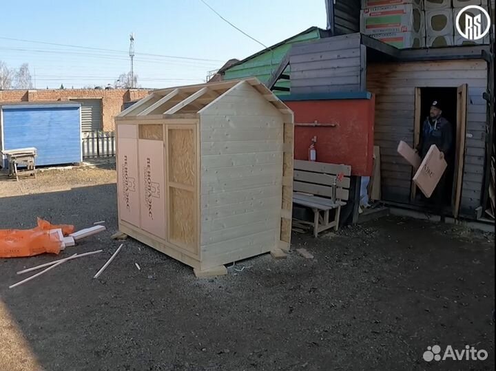 Курятник утепленный mini