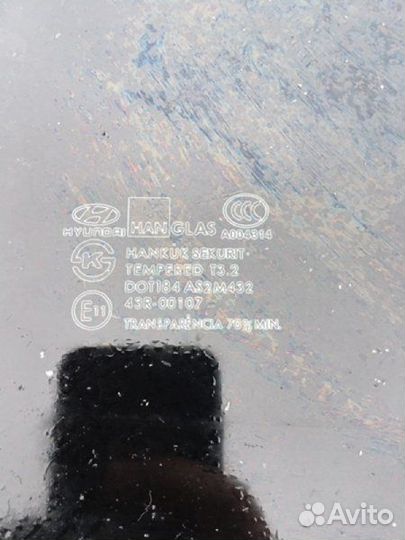 Стекло заднее правое Hyundai Matrix 2008-2010