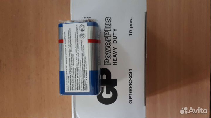 Батарейка крона GP Power Plus 9v
