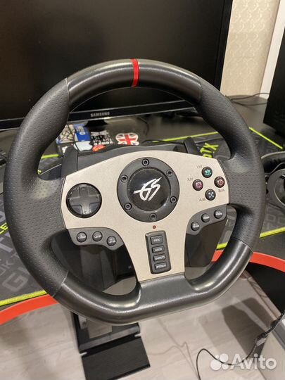 Игровой руль dexp wheelman pro