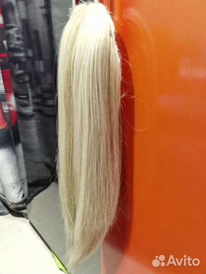 Волосы накладные хвост шиньон