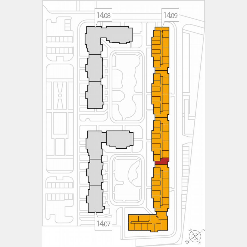 2-к. квартира, 59,2 м², 3/8 эт.