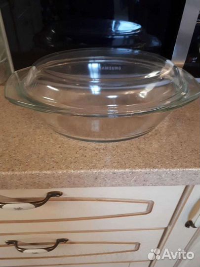 Стеклянная утятница(франция)