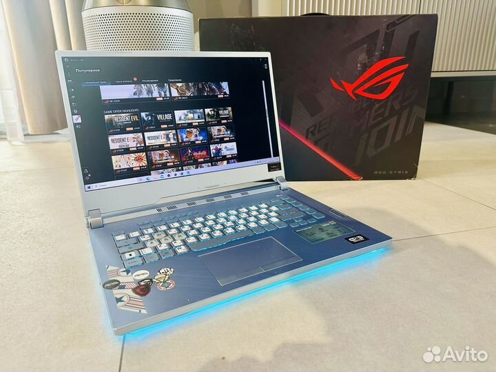 Игровой ноутбук asus rog strix 144Hz / 1650Ti
