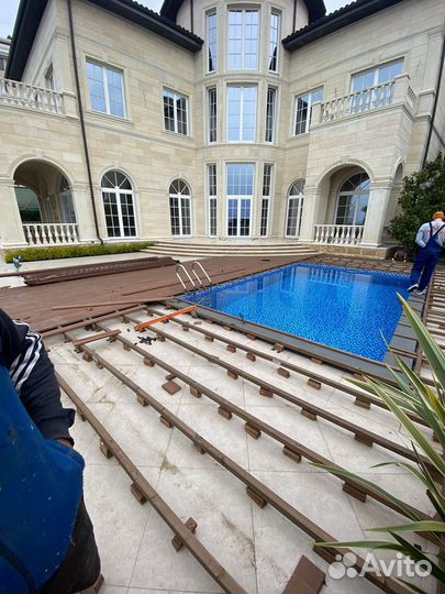 Монтаж террасной доски