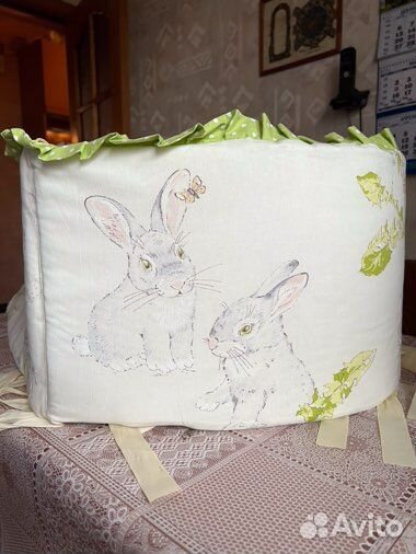 Мягкие бортики в кроватку