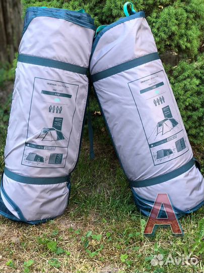 Палатка 4-x местная Quechua MH100 XXL Decathlon