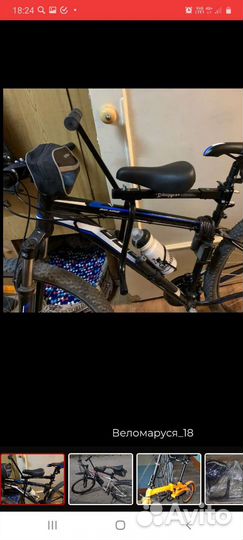 Детское велокресло Маруся